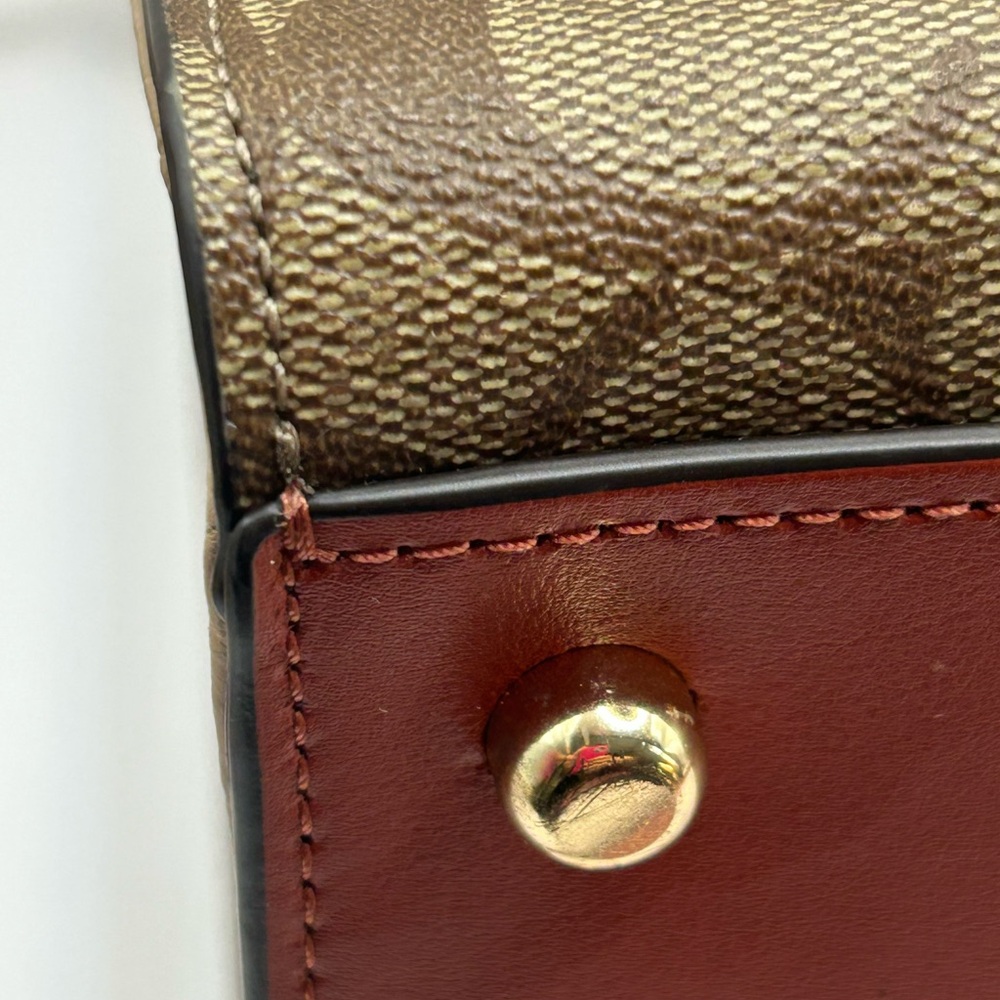 Coach Carryall Color Block Satchel - Picture 4 of 15
